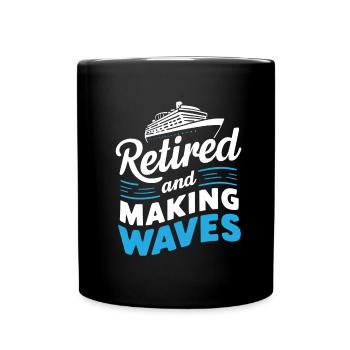 Retraite de Cruise - Mug uni - noir - Devant