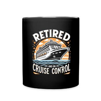 Retraite de Cruise - Mug uni - noir - Devant