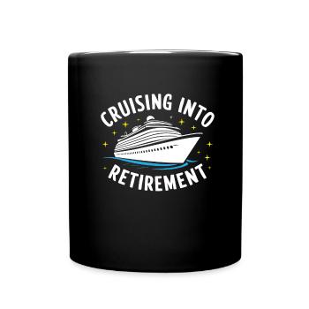 Kreuzfahrt - Tasse einfarbig - Schwarz - Vorne