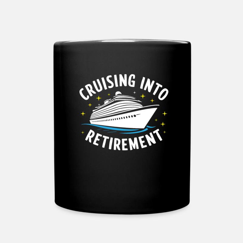 Kreuzfahrt - Tasse einfarbig - Schwarz