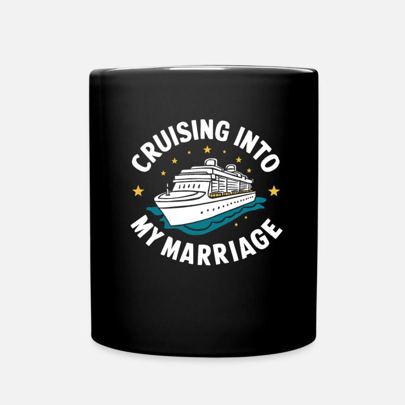 Kreuzfahrt - Tasse einfarbig - Schwarz