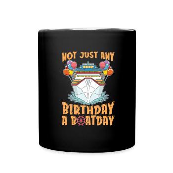 Kreuzfahrt Birthday Cruise - Full Colour Mug - black - Front