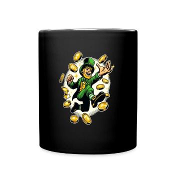 Lucky Leprechaun (Irish Leprechaun) - Full Colour Mug - black - Front