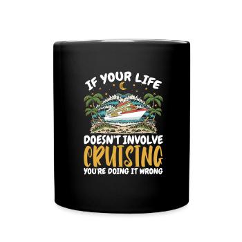 Cruise - Full Colour Mug - black - Front