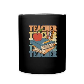 Teacher Pedagogue - Full Colour Mug - black - Front
