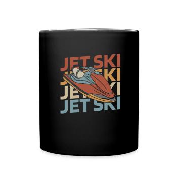 Jet Ski - Tasse einfarbig - Schwarz - Vorne
