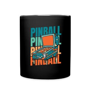 Pinball - Tasse einfarbig - Schwarz - Vorne