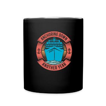 Kreuzfahrt Birthday Cruise - Full Colour Mug - black - Front