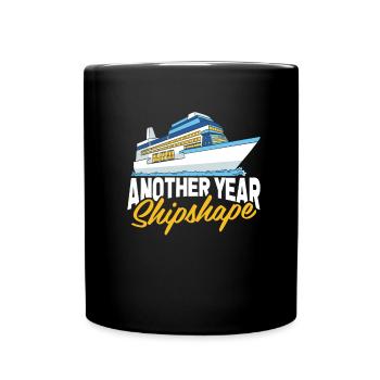 Kreuzfahrt Birthday Cruise - Tasse einfarbig - Schwarz - Vorne