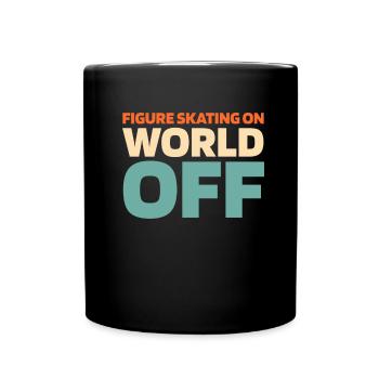 Figure skating figure skater - Full Colour Mug - black - Front