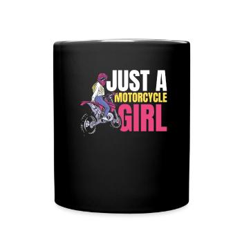 Motorrad Motard Moto Juste Une Moto Fille - Mug uni - noir - Devant