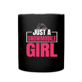 Snowmobile Snowmobile - Full Colour Mug - black - Front