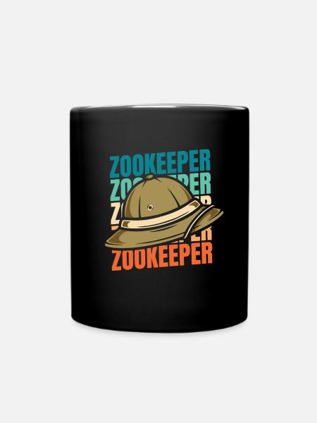 Gardien de zoo Gardien de zoo - Mug uni - noir