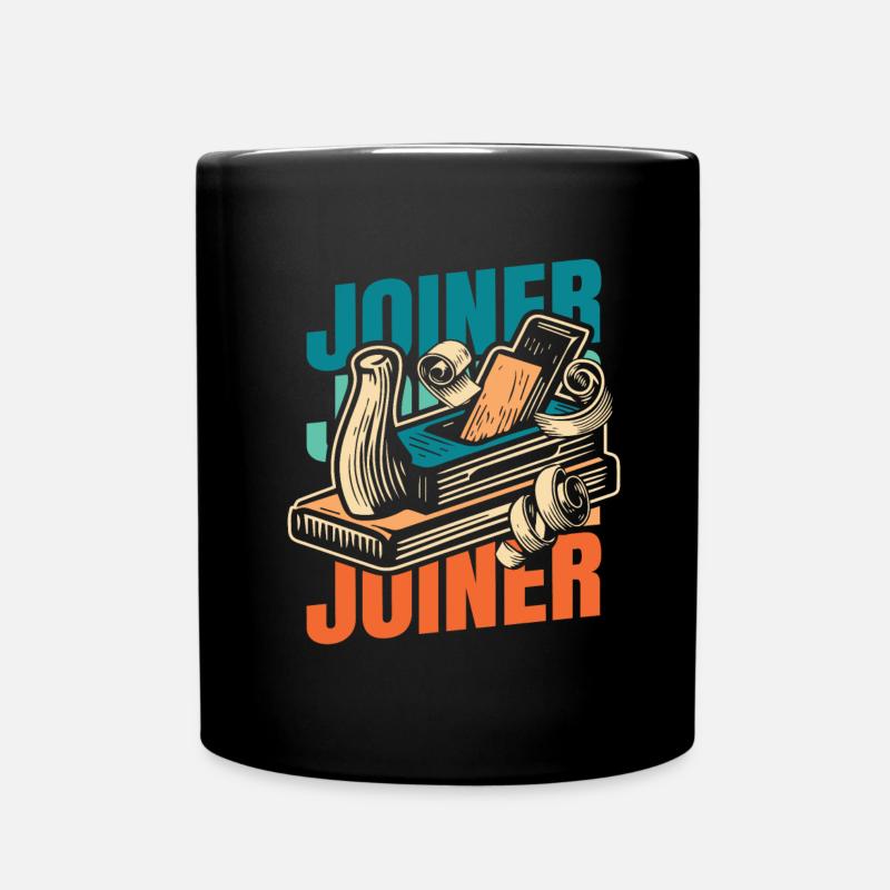 Tischler Schreiner - Tasse einfarbig - Schwarz