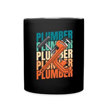 Plumber Plumber - Full Colour Mug - black - Front