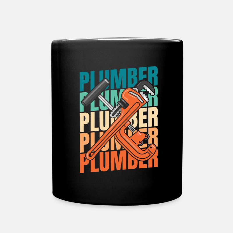 Plombier Plombier - Mug uni - noir