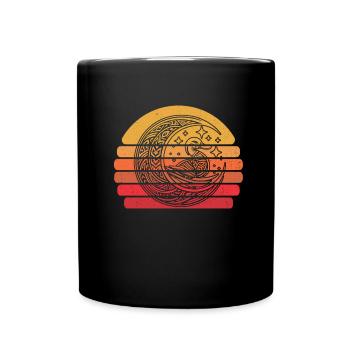 Duck Moon Phases - Full Colour Mug - black - Front