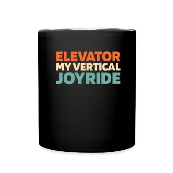 Elevator Elevator - Full Colour Mug - black - Front
