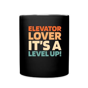 Elevator Elevator - Full Colour Mug - black - Front