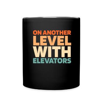 Elevator Elevator - Full Colour Mug - black - Front
