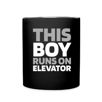 Ascenseur Ascenseur - Mug uni - noir - Devant
