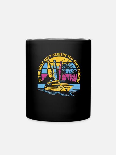 Kreuzfahrt - Tasse einfarbig - Schwarz