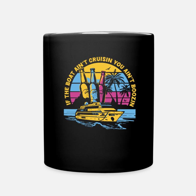 Kreuzfahrt - Tasse einfarbig - Schwarz