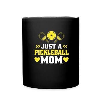 Pickleball Mutter Juste une maman de pickleball - Mug uni - noir - Devant