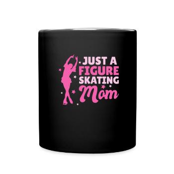 Figure Skating Figure Skater Mother - Full Colour Mug - black - Front