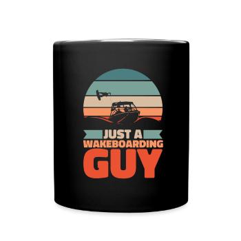 Wakeboard Wakeboarder Juste un gars de wakeboard - Mug uni - noir - Devant