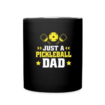 Pickleball Vater Juste un papa de pickleball - Mug uni - noir - Devant
