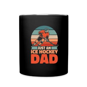 Eishockey Vater Just An Ice Hockey Dad - Mug uni - noir - Devant
