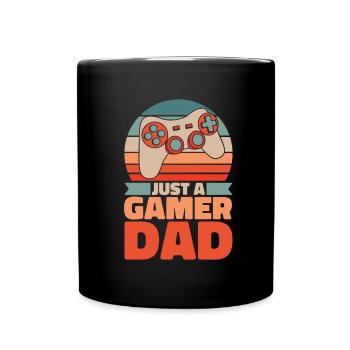 Gamer Gaming Vater Juste un papa de jeux vidéo - Mug uni - noir - Devant