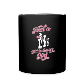 Tischfußball Kicker Just A Table Soccer Girl - Full Colour Mug - black - Front