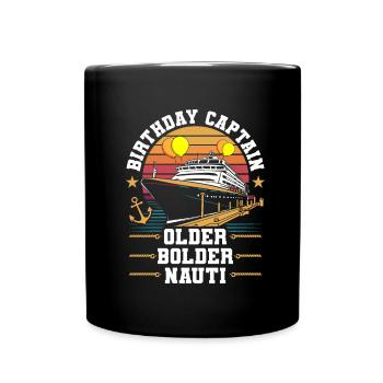 Kreuzfahrt Birthday Cruise - Tasse einfarbig - Schwarz - Vorne