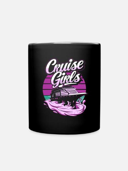 Kreuzfahrt - Tasse einfarbig - Schwarz