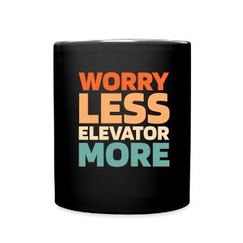Elevator Elevator - Full Colour Mug - black - Front