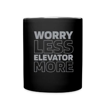 Ascenseur Ascenseur - Mug uni - noir - Devant