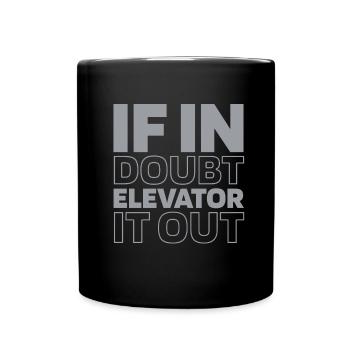 Elevator Elevator - Full Colour Mug - black - Front