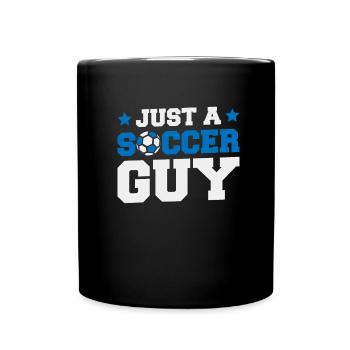 Joueur de football Juste un gars de football - Mug uni - noir - Devant