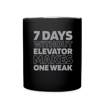Elevator Elevator - Full Colour Mug - black - Front