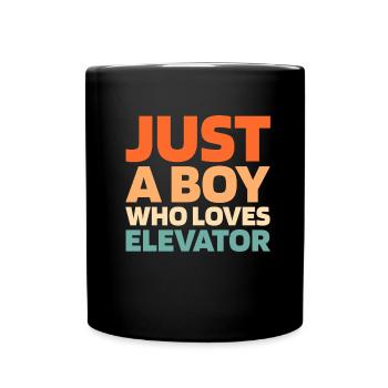 Elevator Elevator - Full Colour Mug - black - Front
