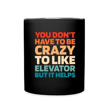 Elevator Elevator - Full Colour Mug - black - Front