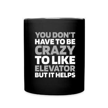 Elevator Elevator - Full Colour Mug - black - Front