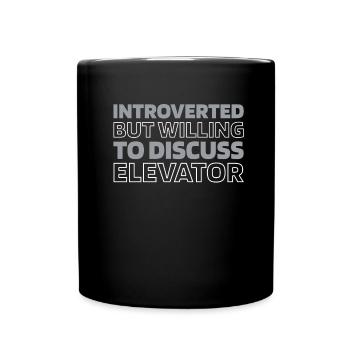 Elevator Elevator - Full Colour Mug - black - Front