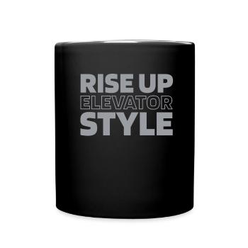 Elevator Elevator - Full Colour Mug - black - Front
