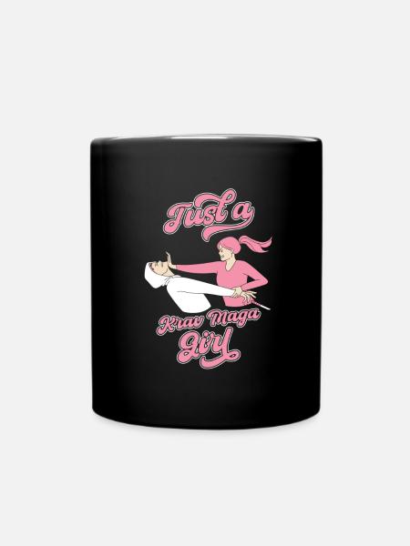 Krav Maga Juste Une Fille Krav Maga - Mug uni - noir