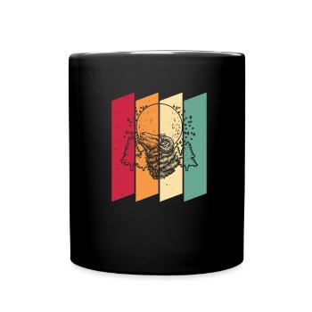 Mouton Lune Hurlement - Mug uni - noir - Devant