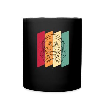 Gamer Gaming Burger Gaming Controller - Tasse einfarbig - Schwarz - Vorne