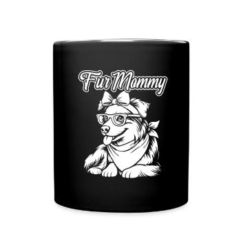 Berger Australien Chien Maman Pour Maman - Mug uni - noir - Devant